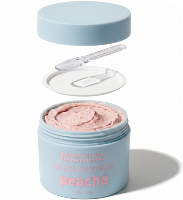 피체 저자극 피지 흡착 팩클렌저 로즈팩폼 120ml, 1개