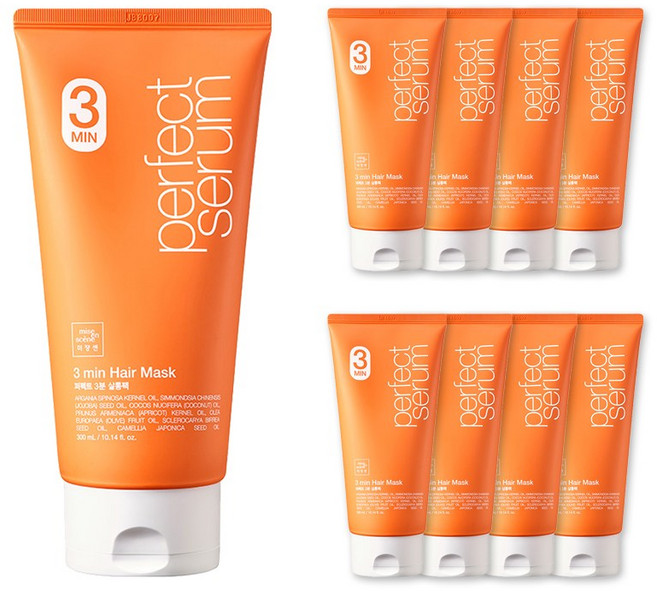 미쟝센 퍼펙트 3분 살롱팩, 300ml, 9개
