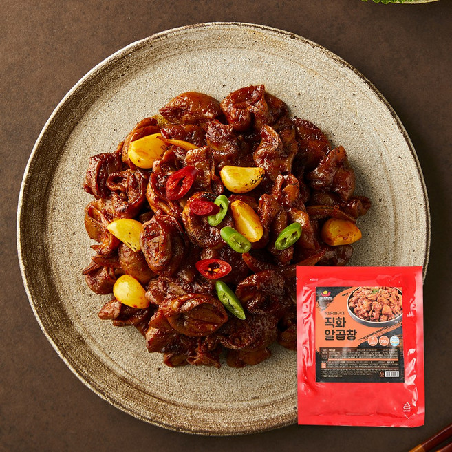 술안주 직화 불 알곱창, 3개, 200g