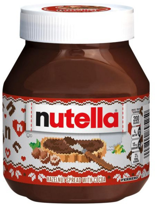 Nutella Hazelnut Spread Cocoa For Breakfast 26.5 Oz Jar 홀리데이 베이킹 And 디저트 - packaging may vary, 1개, 751g
