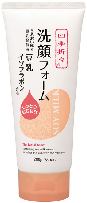 KUMANO 熊野油脂 豆乳保濕洗面乳 200g 含有大豆異黃酮, 1條
