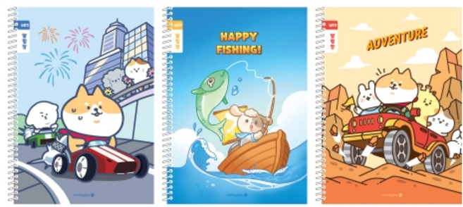 모닝글로리 2018 초등 SP 알림장 노트 넓은칸 남, 랜덤 발송, 5개입