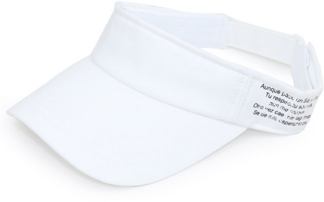 베이직엠 남성 여성 여름 썬캡 썬바이저 사이드 나염