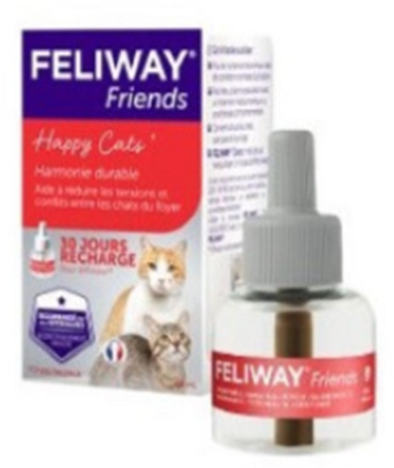 펠리웨이 멀티캣 프렌즈 고양이 캣 전용 디퓨저 리필 교체용 스트레스완화 진정 안정, 1개, 48ml