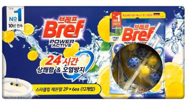 브레프 파워 액티브 레몬2P x 4개입, 12개