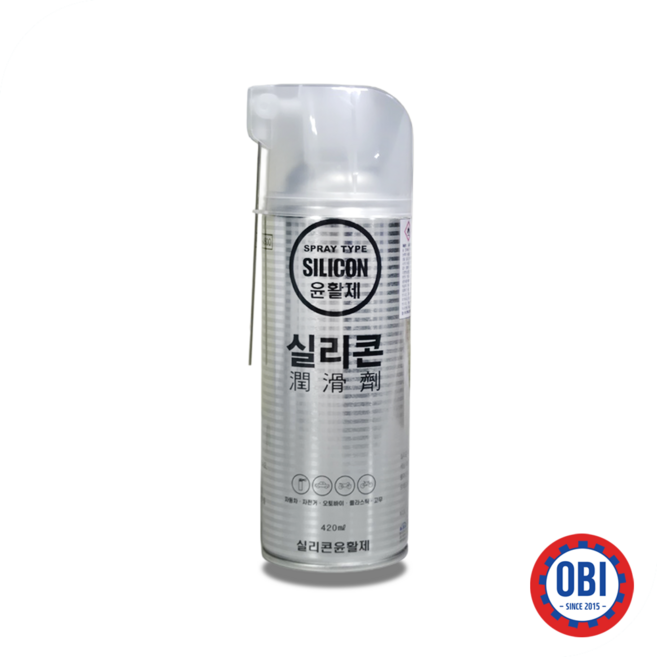 일신 실리콘 윤활제 420ml 자동차 오토바이 자전거 플라스틱 고무 마찰 소음제거 고무광택, 5개
