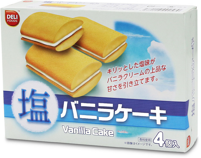 DELI 바닐라 플레이버 케이크 72g/간식/수입과자/브래드/파이/케이크 식품 > 스낵/간식 빵/베이커리 파이/쿠키 기타파이, 72g, 1개