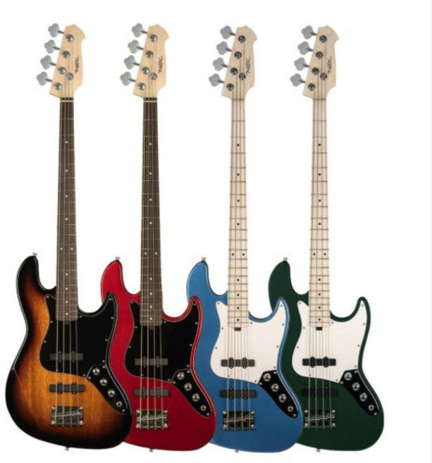 헤드폰앰프 헥스 B100 입문용 초보용 베이스기타 셋팅 셋업 후 출발, 유광 루비 레드(G／RR)