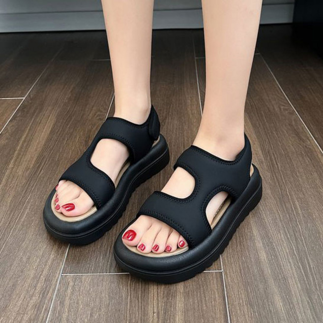 Modern Fashion 여성 벨크로 발편한 샌들 데일리 신발