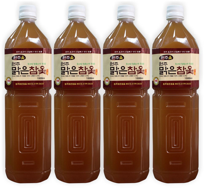 원주맑은참옻진액 1500ml 국산 참옻나무, 1.5L, 4개