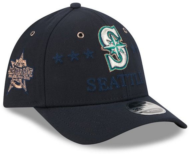 시애틀 매리너스 MLB 뉴에라 2026 올스타게임 39Thirty 3930 플렉스 모자 네이비