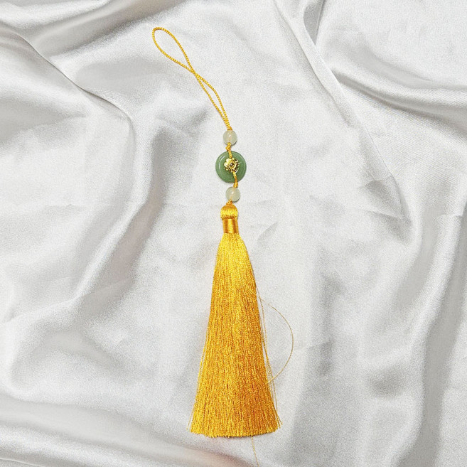 반야연 옥 노리개 고급 혼주 한복 장신구 전통 매듭 태슬