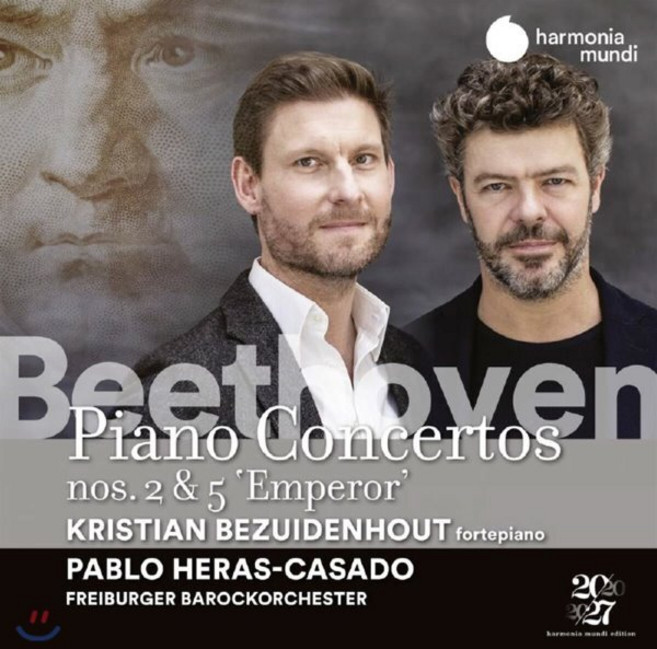 [CD] Kristian Bezuidenhout / Pablo Heras-Casado 베토벤: 피아노 협주곡 전곡 1집 - 2 5번 '황제' [포르테 피아...