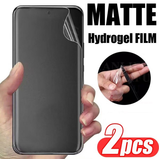 Motorola Edge 60 40 50 30 Pro NEO 울트라 퓨전 스크린 프로텍터 용 2PCS 무광택 하이드로 겔 필름 Moto P, 01 번들 20, 15 Moto Edge 50 Fusion