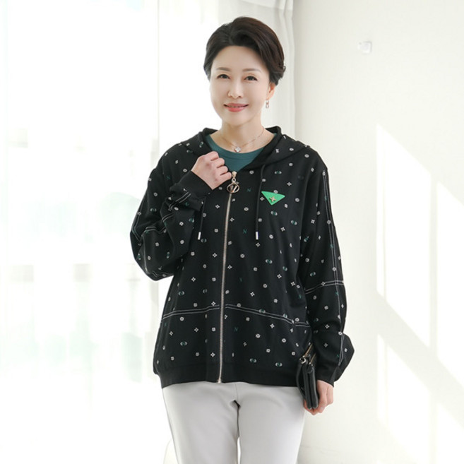 로즈맘 엄마옷 로즈맘 나올후드점퍼