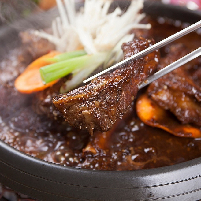 국내산 원육으로 만든 달달구이 등갈비 1kg 밀키트 간편요리, 1개