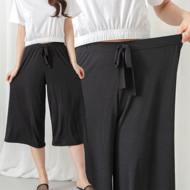 미소 썬샤인 7부 와이드팬츠