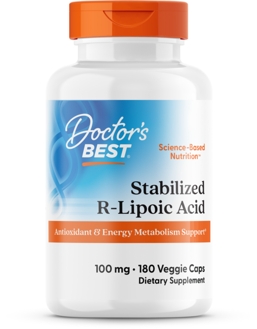 닥터스베스트 스태빌라이즈드 R-리포익 애시드 100mg 베지 캡, 1개, 180정