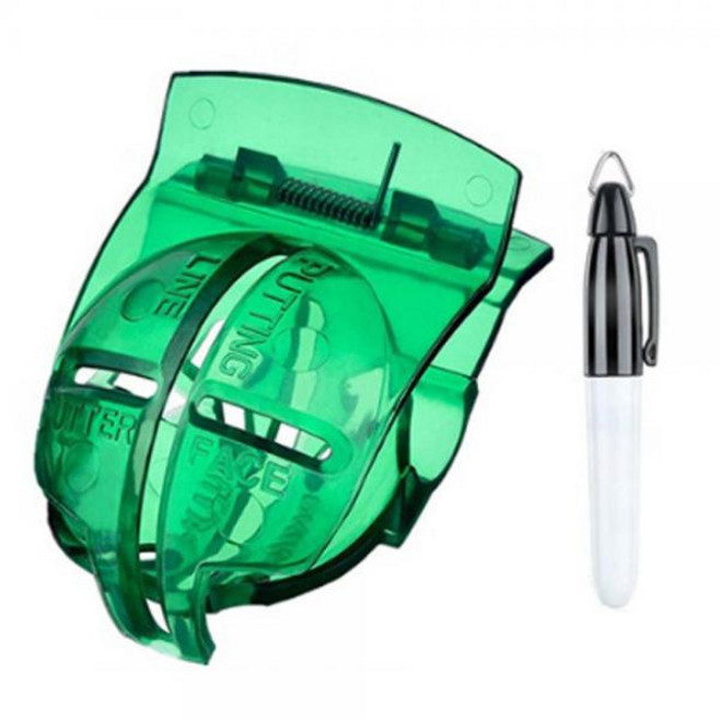 에코벨 집게형 골프공 라이너 + 마킹 펜 세트, 그린 + 랜덤 발송, 1세트