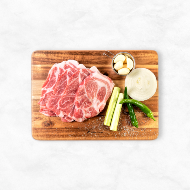 [농부의정육점] 국내산 한돈 목살 냉장 1kg, 500g, 2개