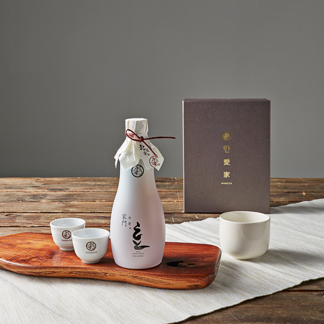 한애가 가문의 효 선물세트 (370ml/큰도자기잔 1개 도자기잔 2개), 370ml
