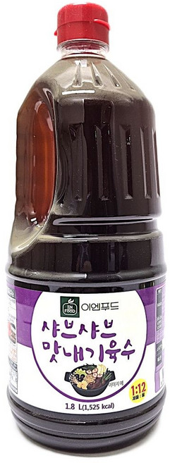 이엔푸드 샤브샤브 맛내기 육수, 1.8L, 4개