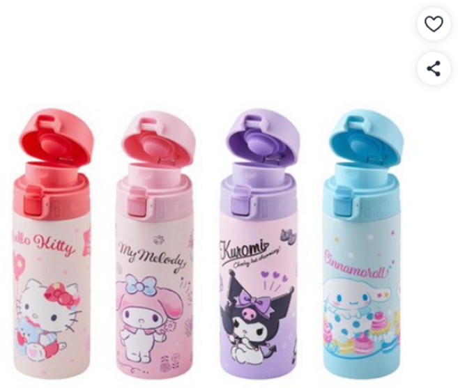 락앤락 뉴스쿨핏 산리오캐릭터즈 원터치 텀블러, 마이멜로디, 400ml, 1개