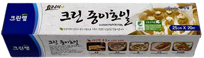 크린랲 종이호일 25CM X 20M, 1개