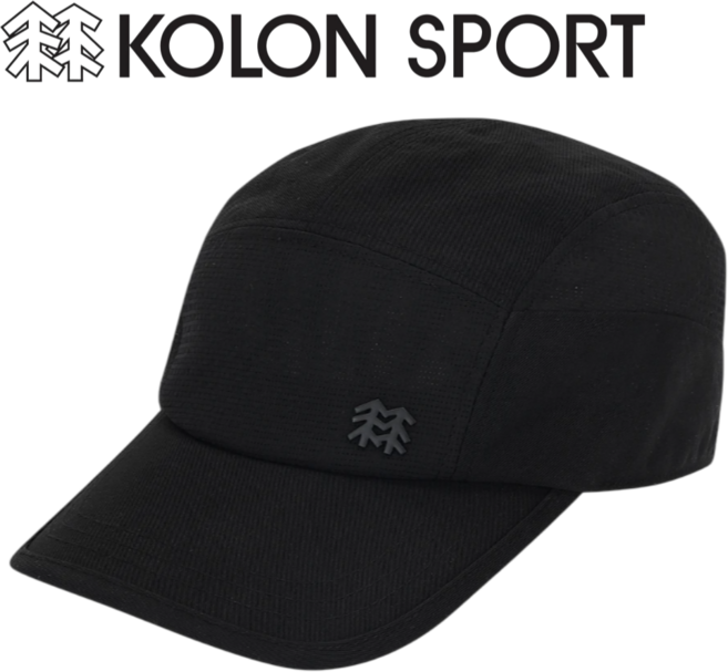 [매장발송]코오롱스포츠 남여공용 골프 등산 러닝 트레킹 하이킹 캠핑 캡모자, 블랙(B01)