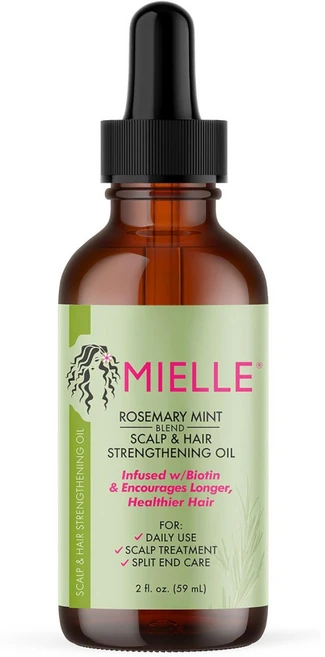 Mielle Organics 로즈마리 민트 두피 모발 강화 오일 59ml x 4팩 - 쿠팡