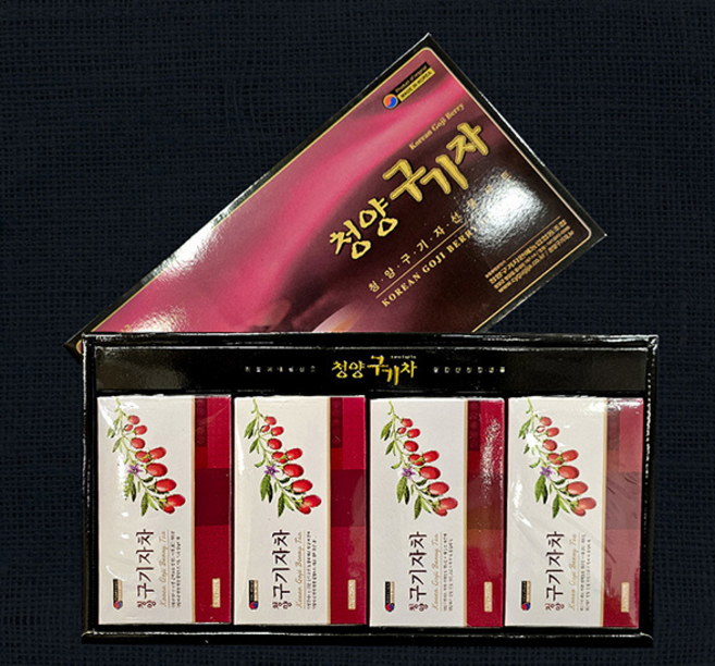 충남 청양 구기자 티백차 4개입, 32.5g, 4개