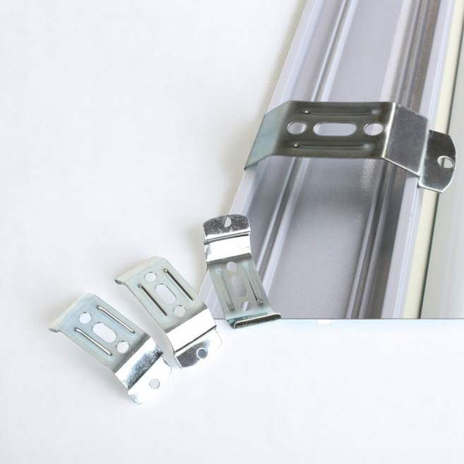 코텍 커튼스냅 대형 3P 블라인드용 커튼고정 집게형 다용도 스냅후크, 1세트, 실버