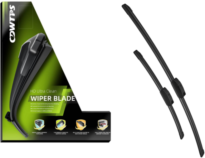 CDWTPS 자동차 와이퍼 하이브리드 운전석+조수석 2개 세트