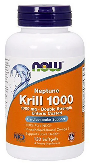 NOW Foods Neptune 크릴 Krill 1000mg 120정, 1개 - 쿠팡