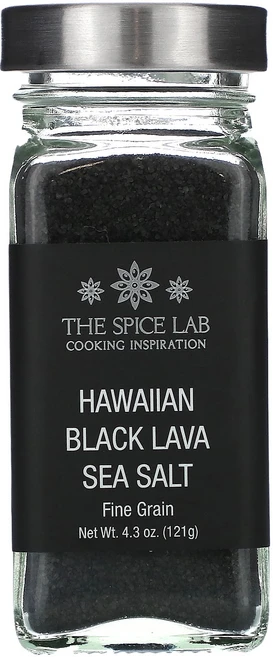 건강챙기세요 The Spice Lab 하와이 블랙라바 바다 소금 가는 소금 121g(4.3oz) 백살까지오래오래, TheSpiceLab하와이블랙라바바다소금가는소금121g, 121g, 1개 - 쿠팡