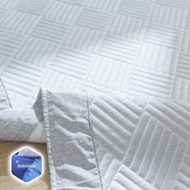 태제로나 휴비스 듀라론 3중직 냉감 침대패드 SS/Q/K/KK, 그레이
