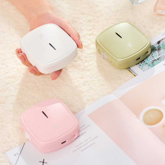 HPRT 모에모에 라벨 프린터기 네임 스티커 기계 라벨기, 그린, 1개