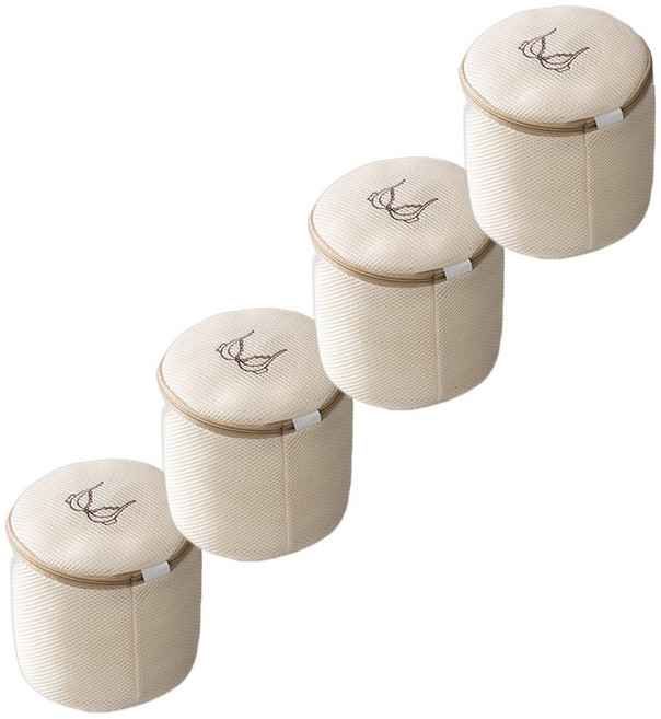 셀링온 건조기세탁망 속옷, 4개, 아이보리