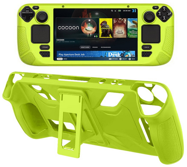 스팀덱 OLED 케이스 소프트 거치대 SL04, 1개, 그린