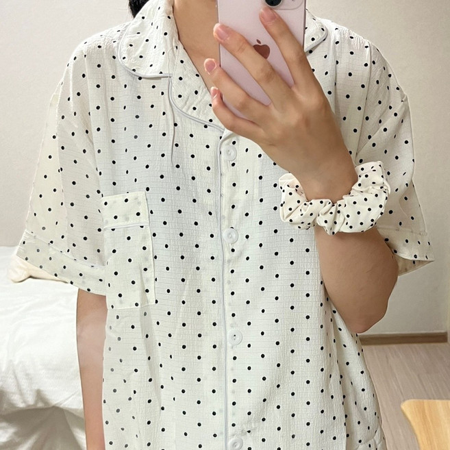 여성 반팔 여름 잠옷