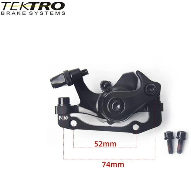 Tektro Aries MD-M300 MTB 기계식 디스크 브레이크 캘리퍼스 글꼴 후면 M375 TX805 M416 교체-OE, 02 Front Brake, 01 빠른