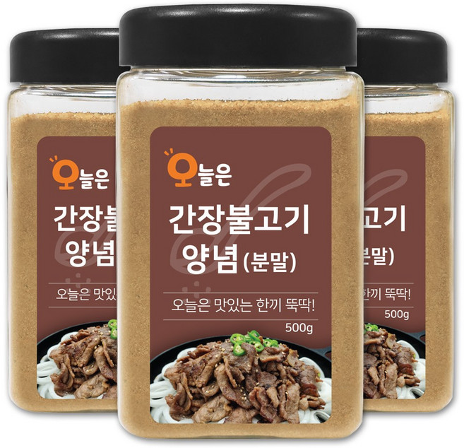 간장불고기 양념분말 돼지 불백 양념 소불고기 다용도 분말, 1개, 500g