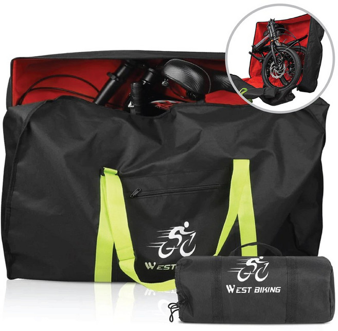 시그니처베이지 자전거 가방 캐링백 미니벨로 여행 운반 YPZ241, 20인치 형광, 1개