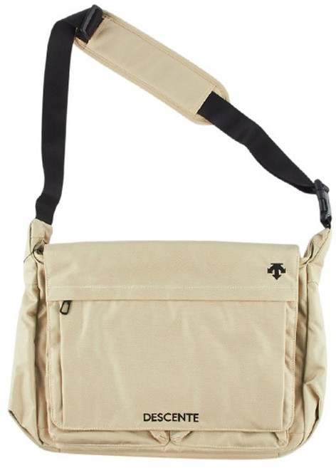 데상트 심플 메신저백 SQ123UBG15 BEG, BEG/FREE