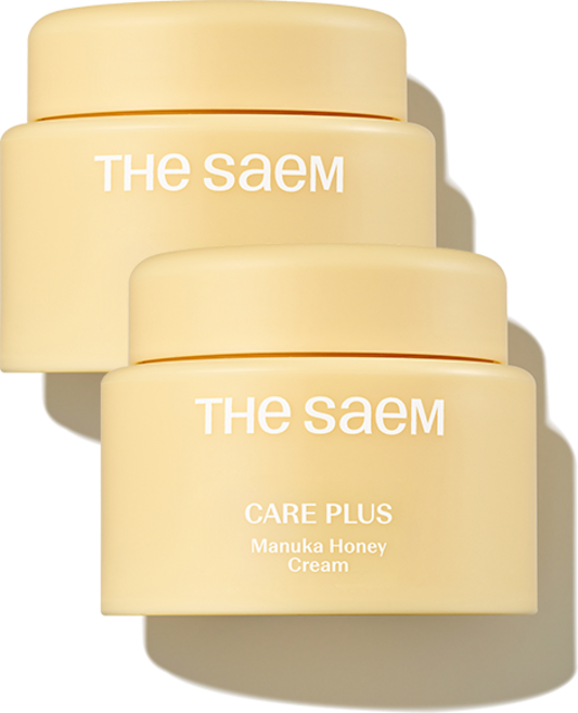 [더샘] @당일출고 @본사정품 * 마누카 꿀과 로열젤리가 함유된 * 케어 플러스 마누카 허니 크림 1+1, 2개