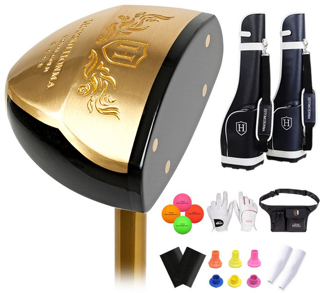 [파크골프 풀세트] 26년형 협회인증 히토미혼마 4스타 파크골프채, 85cm, 남성용 왼손 24호 2장, 1도