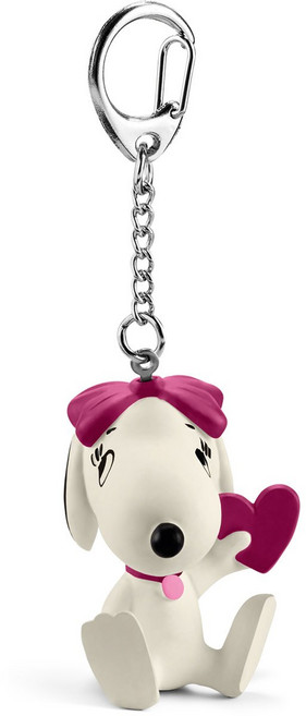 슈라이히 PEANUTS 벨 (하트) 키체인 피규어 22037, 1개
