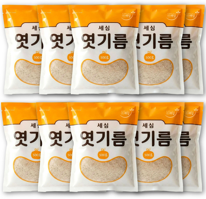 [공장직영 최근생산] 세심 엿기름 엿질금 식자재용 식혜 가루 겉보리 조청 재료 혼합, 500g, 10개
