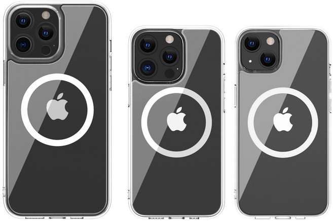 다퍼남 아이폰 13 14 맥세이프 슬림핏 투명 클리어 케이스