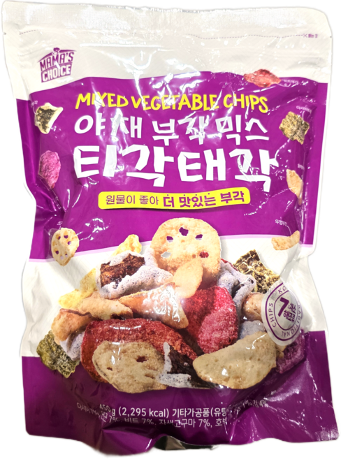 마마스초이스 대용량 마른안주 건강간식 야채부각 티각태각 450g, 1개